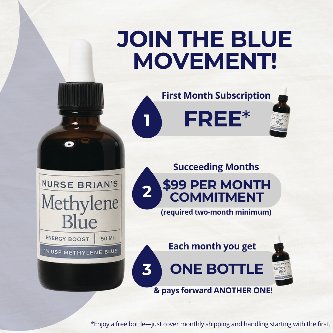 Nurse Brian's Methylene Blue 1.7oz - Blue Movement
