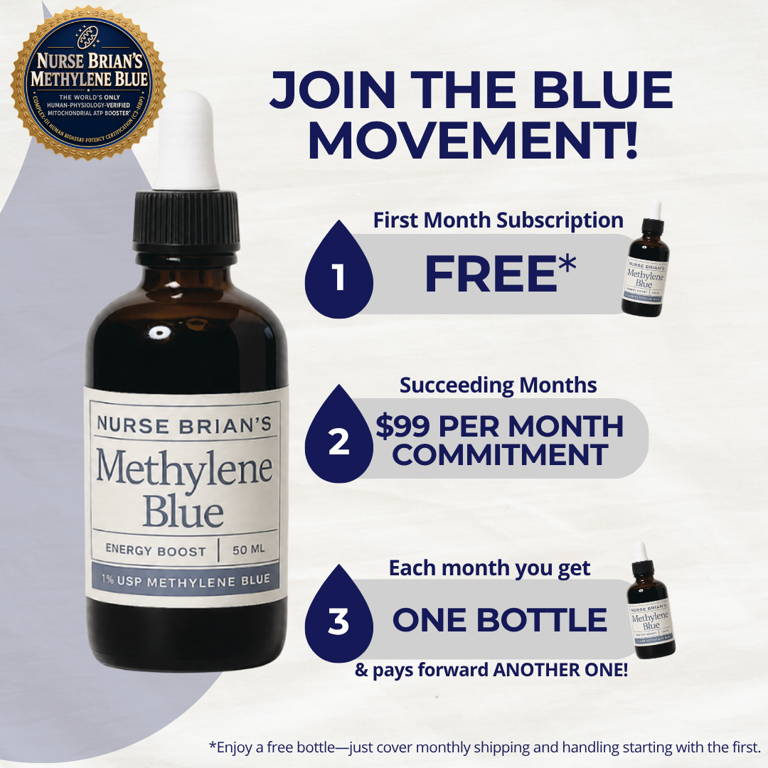 Nurse Brian's Methylene Blue 1.7oz - Blue Movement