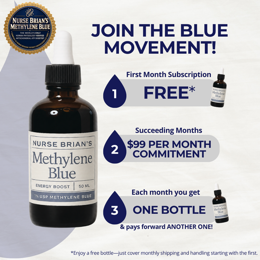 Nurse Brian's Methylene Blue 1.7oz - Blue Movement
