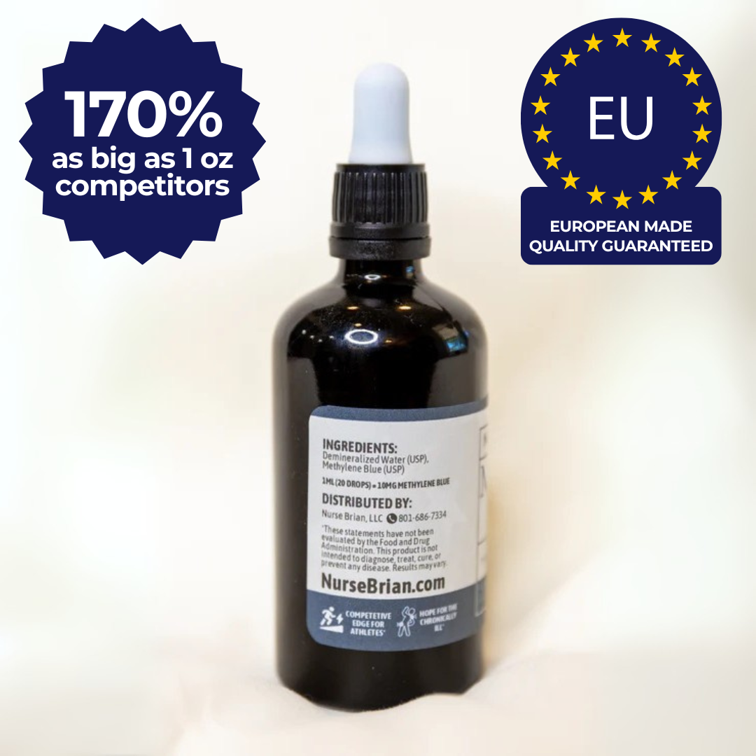 Nurse Brian's Methylene Blue 1.7oz - Blue Movement