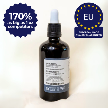 Nurse Brian's Methylene Blue 1.7oz - Blue Movement