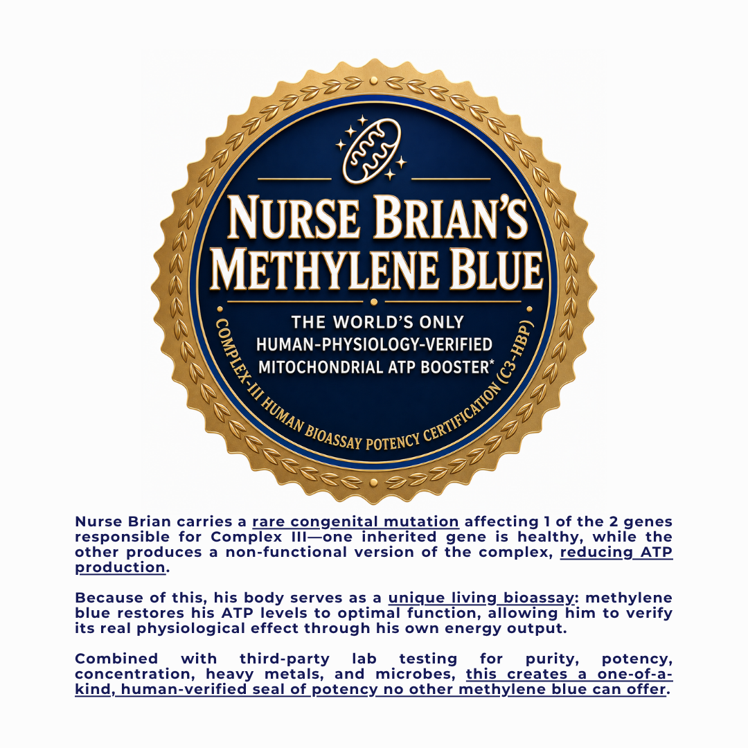 Nurse Brian's Methylene Blue 1.7oz - Blue Movement