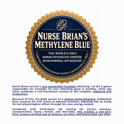 Nurse Brian's Methylene Blue 3.4oz - Blue Movement