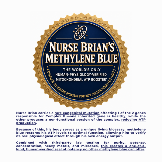 Nurse Brian's Methylene Blue 1.7oz - Blue Movement